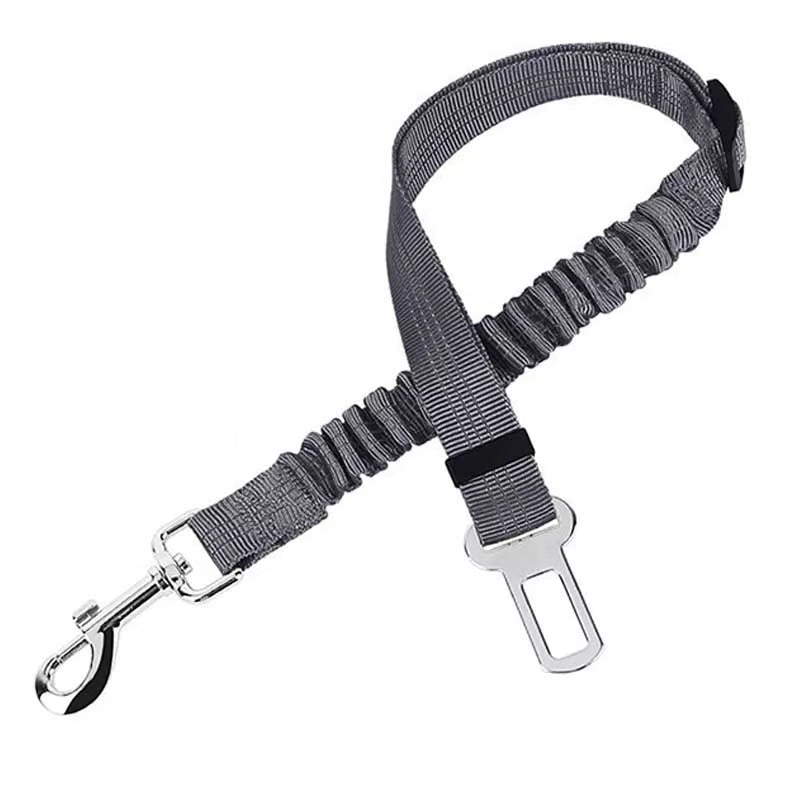 Adjustable Pet Cat Dog Car Seat Belt Pet Seat Vehicle Dog Harness Lead Clip Safety Lever Traction Dog Collars Dog Accessoires