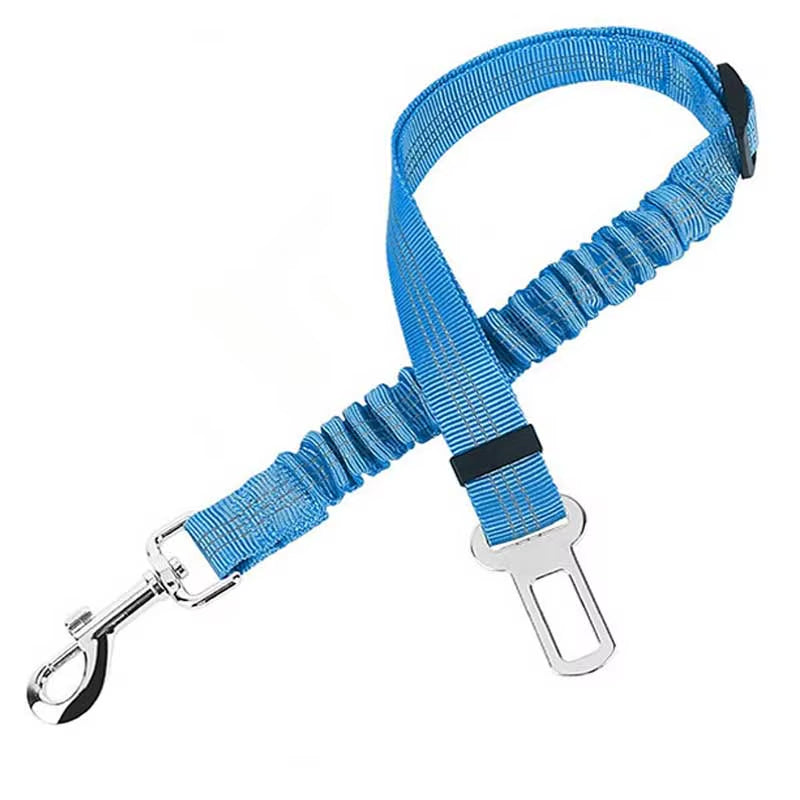 Adjustable Pet Cat Dog Car Seat Belt Pet Seat Vehicle Dog Harness Lead Clip Safety Lever Traction Dog Collars Dog Accessoires